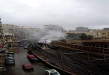 السيطرة على حريق بترام الرمل شرقي الإسكندرية | صور