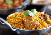 طريقة عمل برياني الدجاج بدون حار