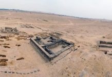 الكشف عن مبنى جنائزي ضخم ونماذج من بورتريهات